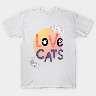 Love Cats | Cat Lover T-Shirt